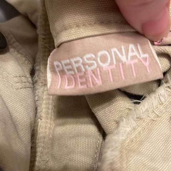 Personal Identity Teen's Close Neck Cropped Denim Jacket Size XL/15 - Picture 14 of 16